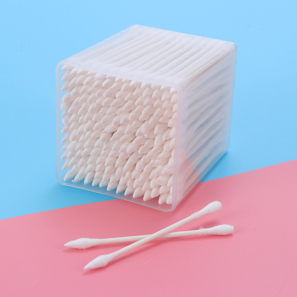 Beauty Makeup Tool - 600 قطعة من أعواد القطن ذات