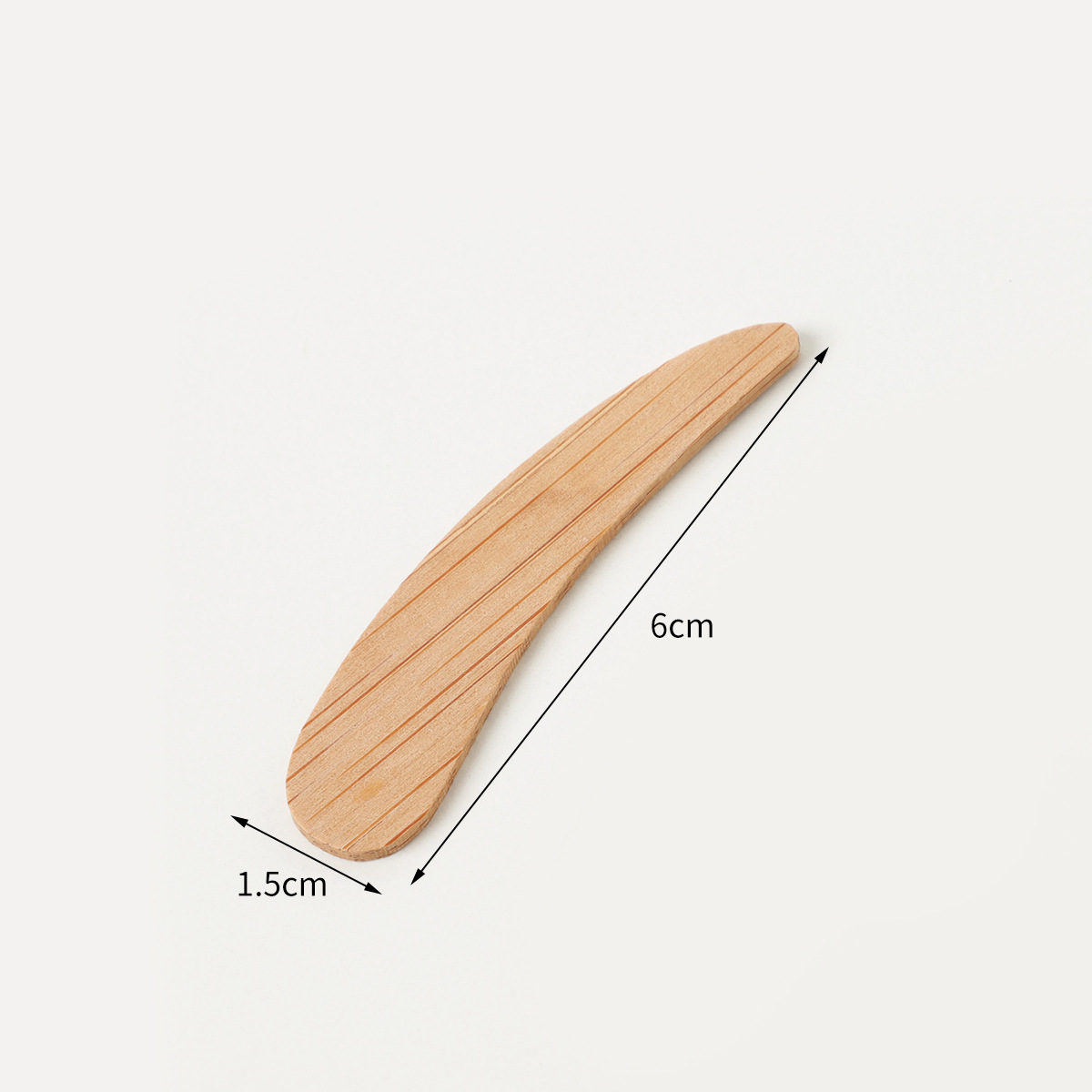 Beauty Makeup Tool - 20/50/100/200 ملعقة خشبية من الخيزران لتطبيق