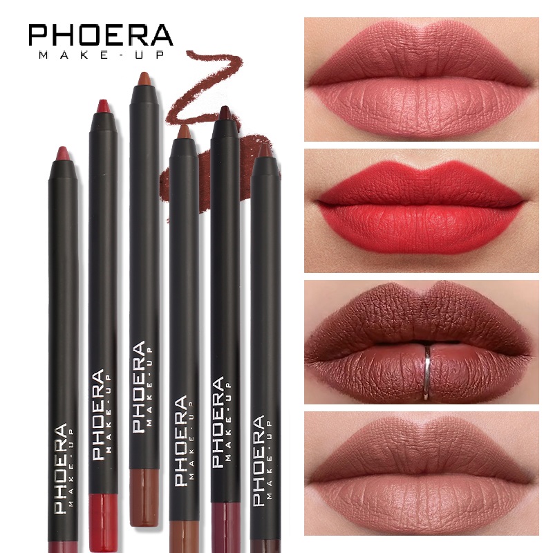 Lip Liner Pencil - 13 لون أحمر الشفاه موضة المحمولة