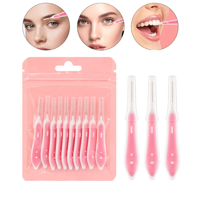 Eyelash Extension - 10 قطعة فرش الحاجب فرشاة رفع