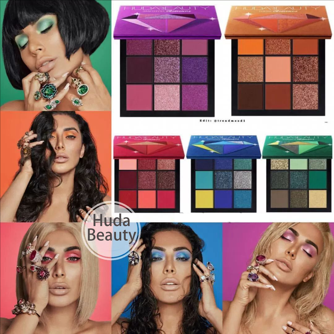 Huda Beauty Makeup Set - Huda Beauty 9 لوحة ألوان الماس