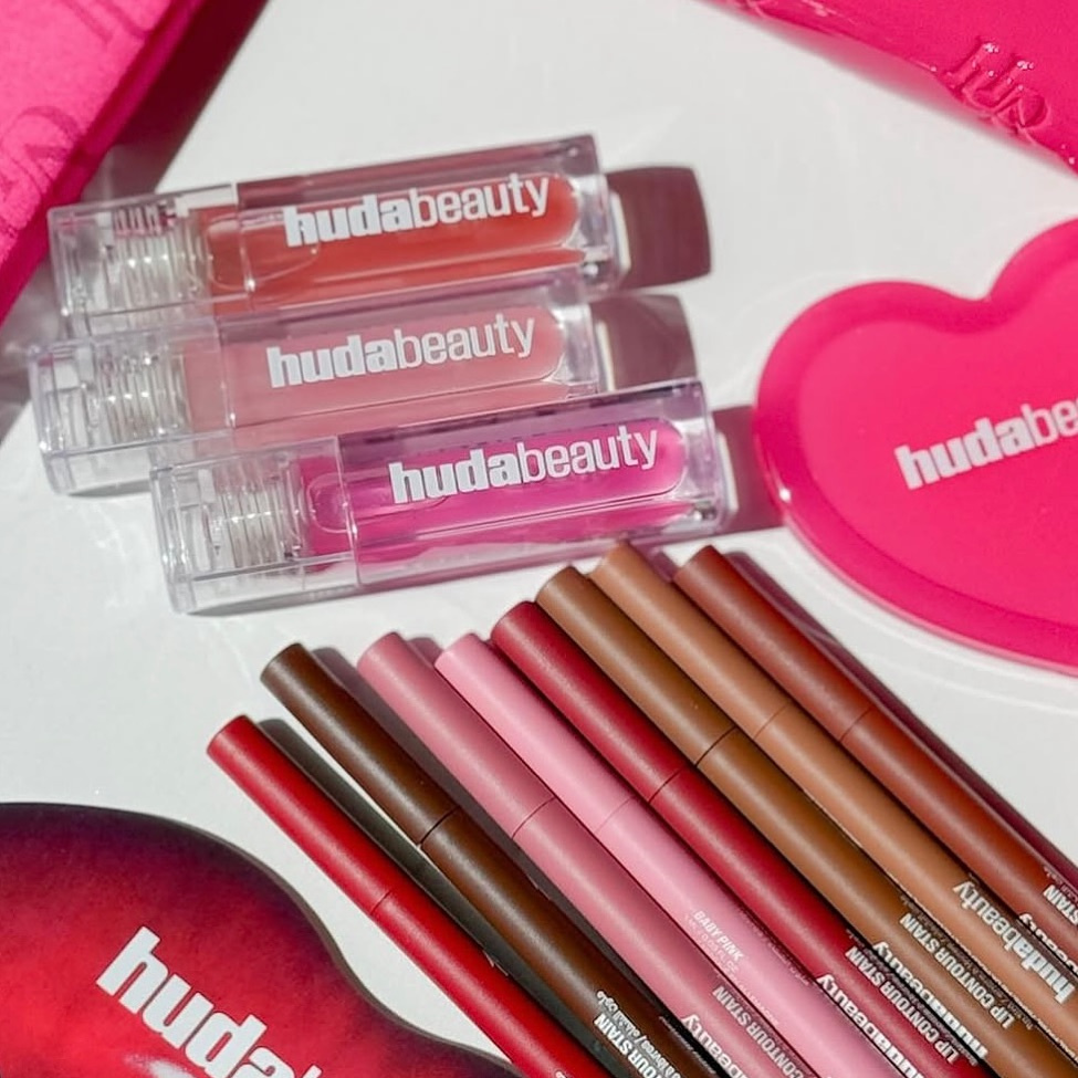 Huda Beauty Makeup Set - 8 ألوان الشفاه بطانة مجموعة أقلام
