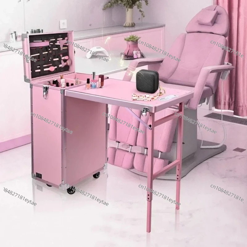 طاولة مانيكير قابلة للطي لطاول - مراجعة Beauty Makeup Table وسعره