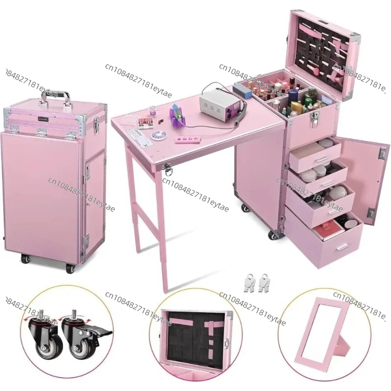 طاولة مانيكير قابلة للطي لطاول - مراجعة Beauty Makeup Table وسعره