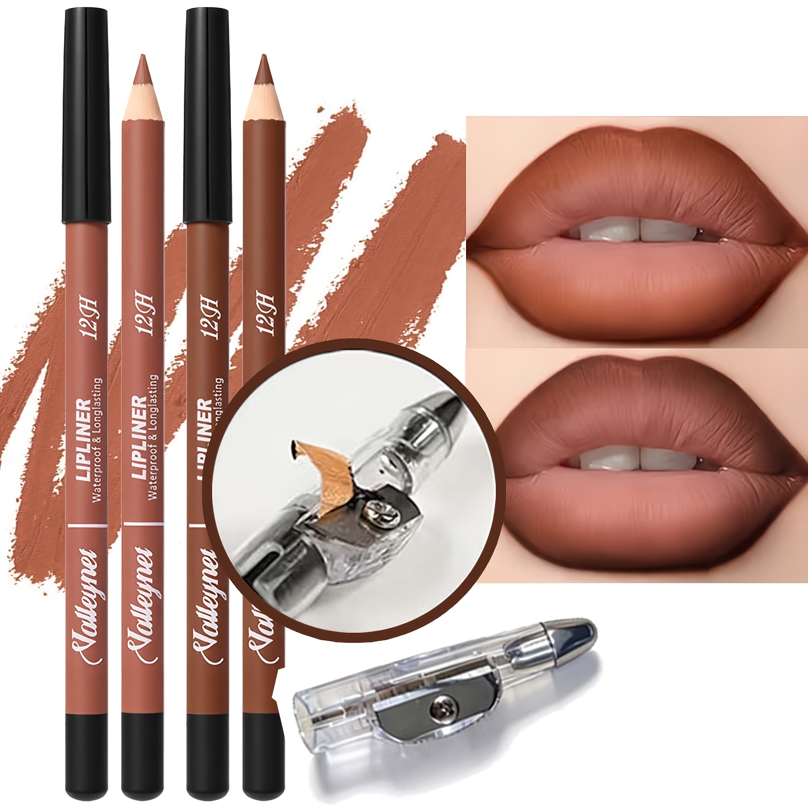 قلمان تحديد الشفاه + مبراة أقل - مراجعة Lip Liner Pencil وسعره