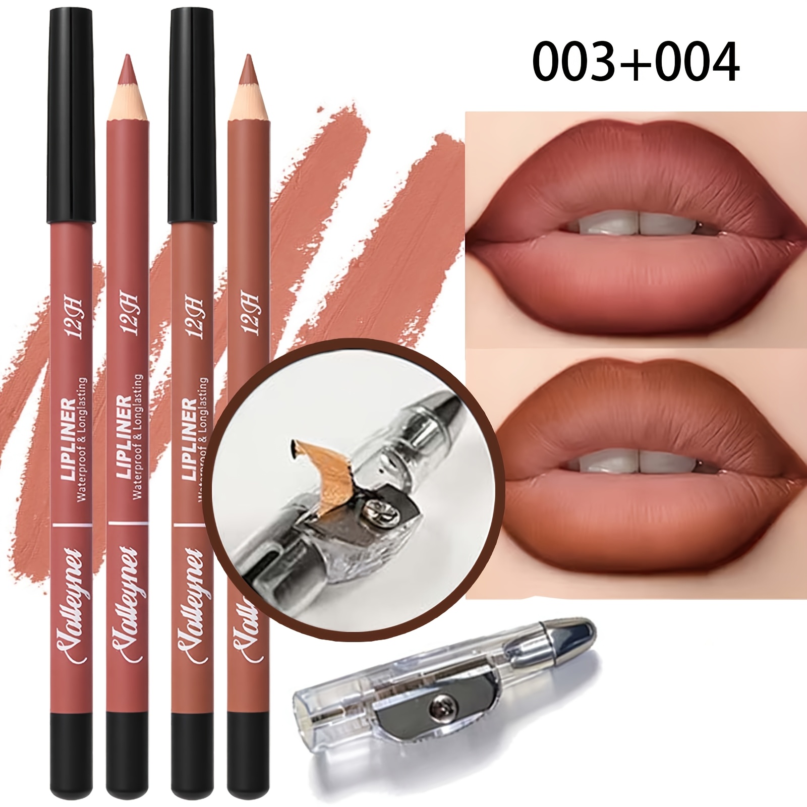 قلمان تحديد الشفاه + مبراة أقل - مراجعة Lip Liner Pencil وسعره