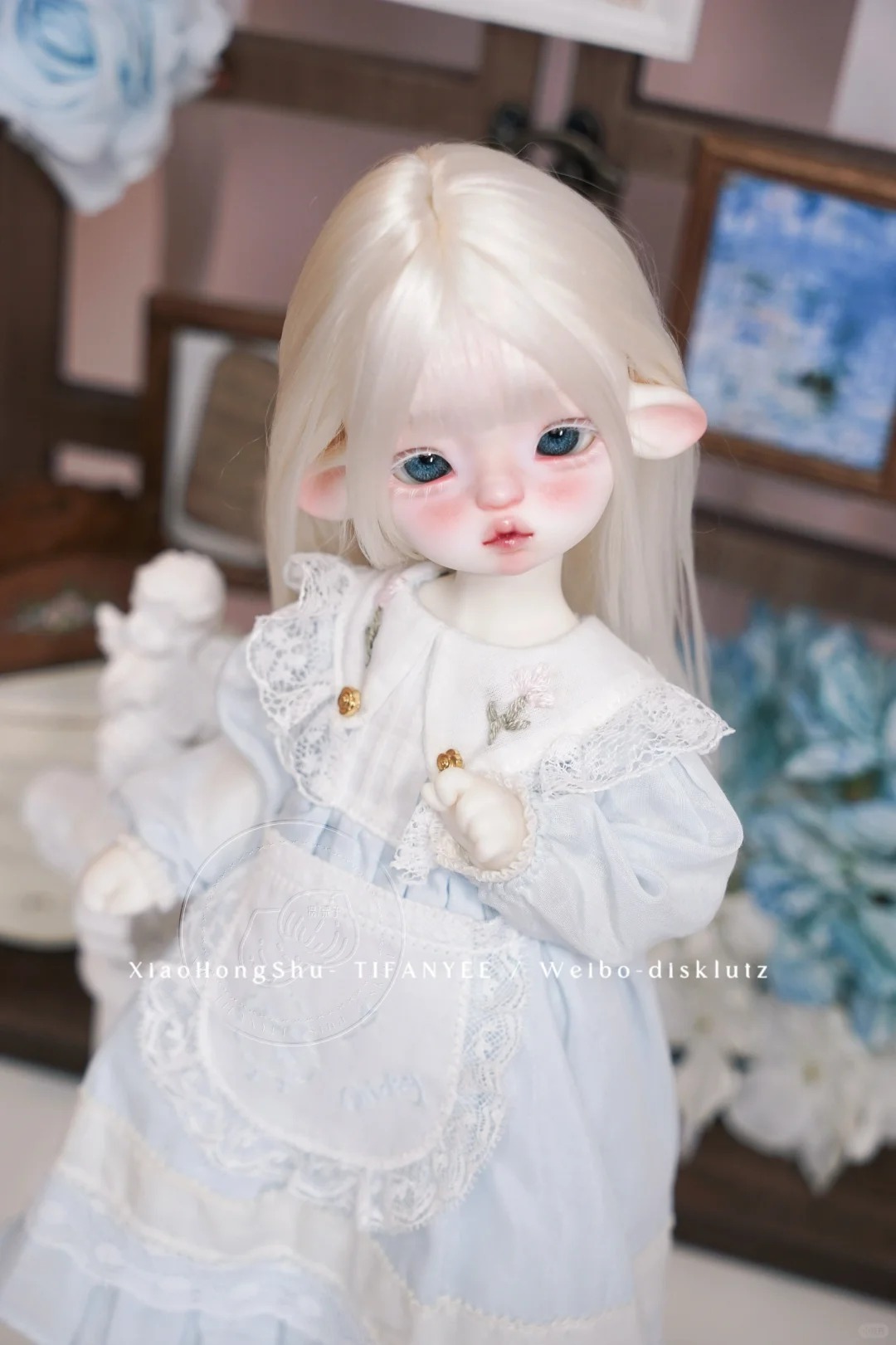 جديد SD BJD دمية 1/6 عيون مفتو - مراجعة Beauty Makeup For Girl وسعره
