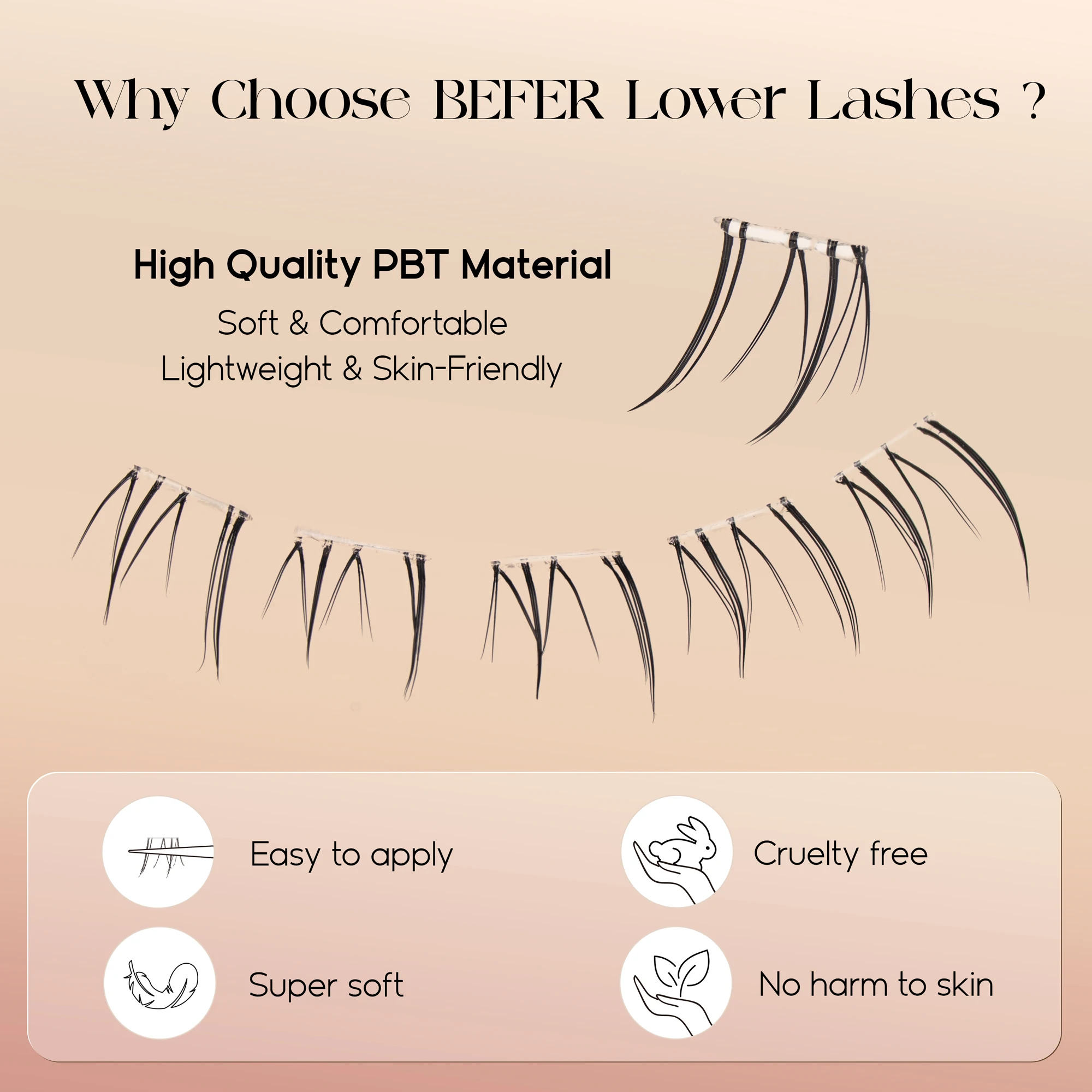 رموش سفلية طبيعية المظهر ذاتية - مراجعة Eyelash Extension وسعره