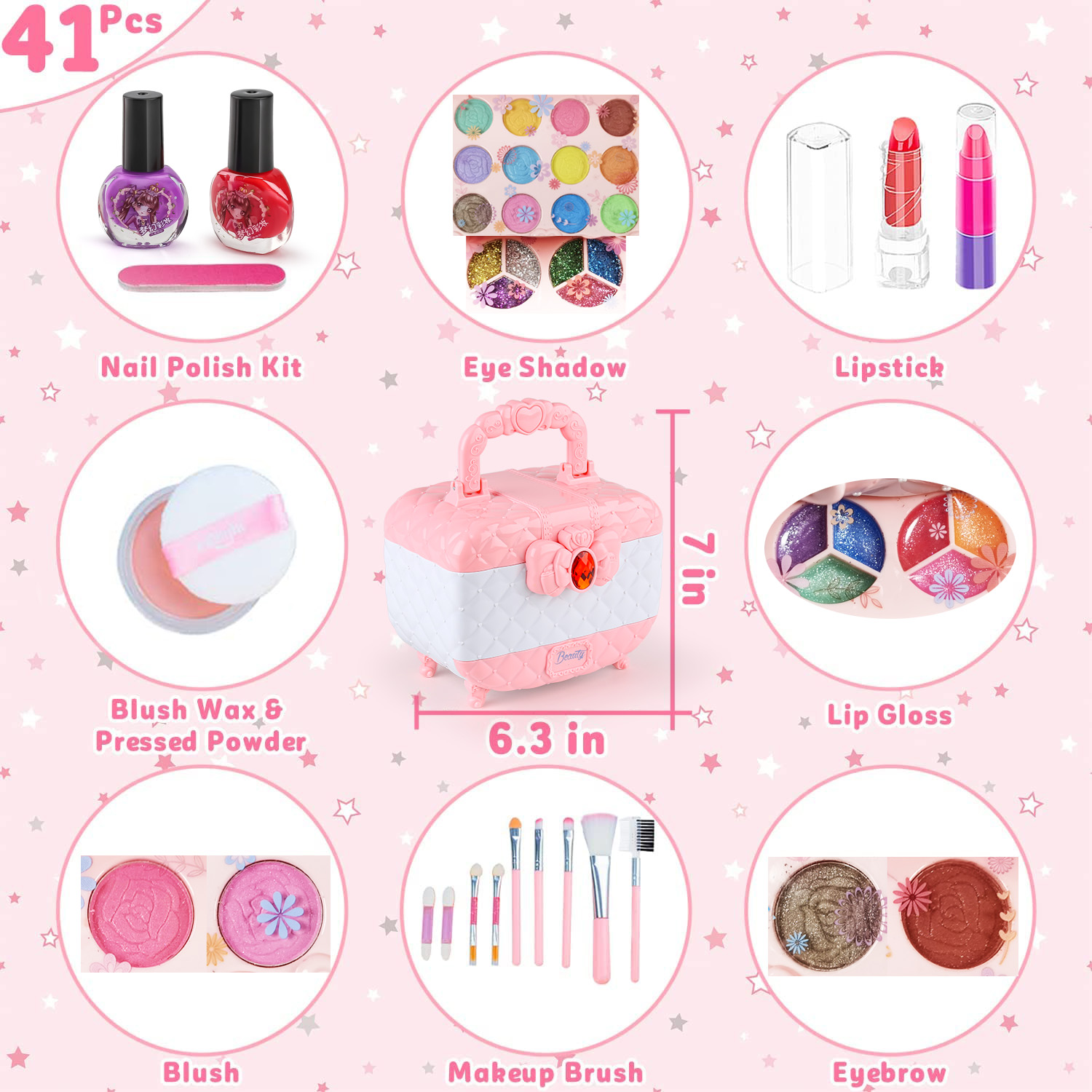 مجموعة ألعاب مكياج للأطفال للب - مراجعة Beauty Makeup For Girl وسعره
