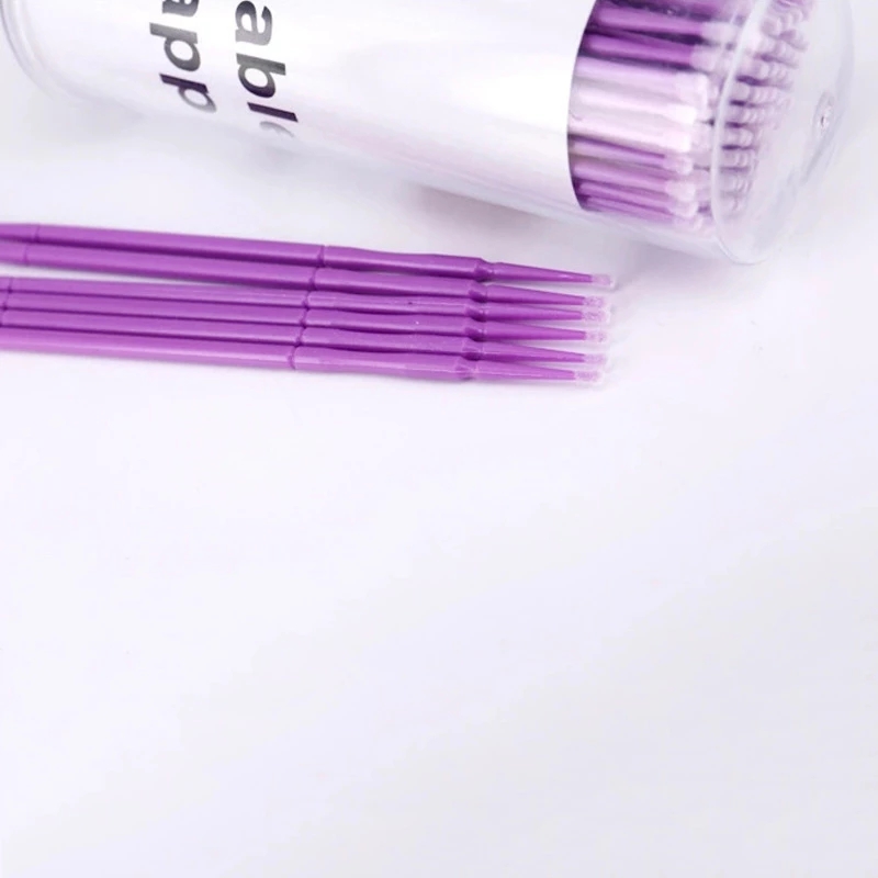 100 قطعة/زجاجة فرشاة صغيرة لتن - مراجعة Eyelash Extension وسعره