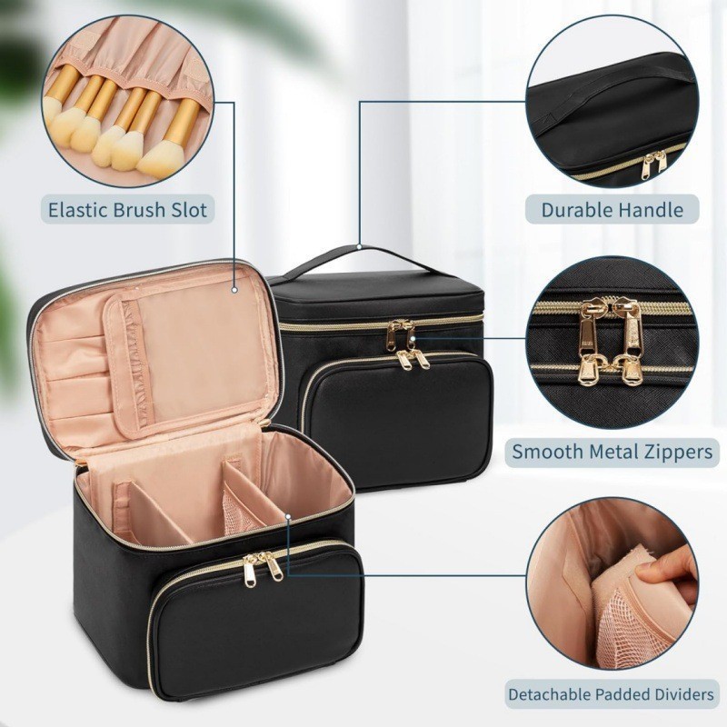 حقيبة مكياج كبيرة الحجم مقاومة - مراجعة Beauty Makeup Bag وسعره