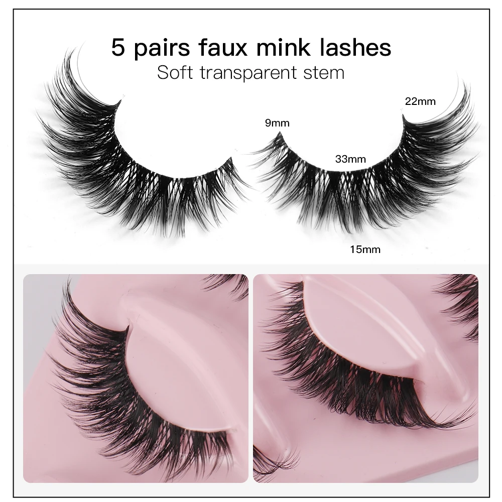 رموش صناعية طبيعية ثلاثية الأب - مراجعة Your Beauty Makeup وسعره