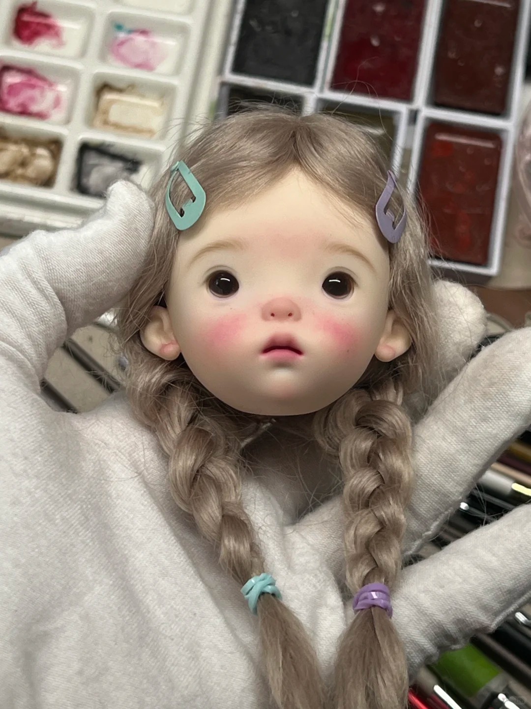 SD BJD دمية 1/6 Landoudou رئيس - مراجعة Beauty Makeup For Girl وسعره
