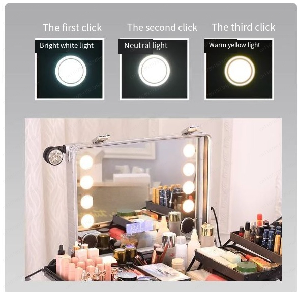 حقيبة تجميل متحركة احترافية من - مراجعة Beauty Makeup Table وسعره