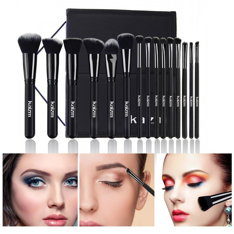 مجموعة فرش مكياج سوداء مكونة م - مراجعة Your Beauty Makeup وسعره