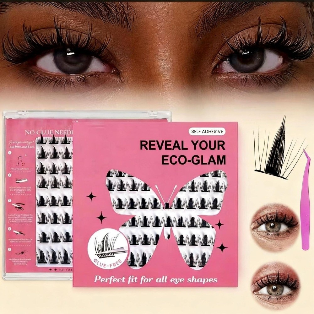 طقم تمديد الرموش بمظهر طبيعي ل - مراجعة Eyelash Extension وسعره