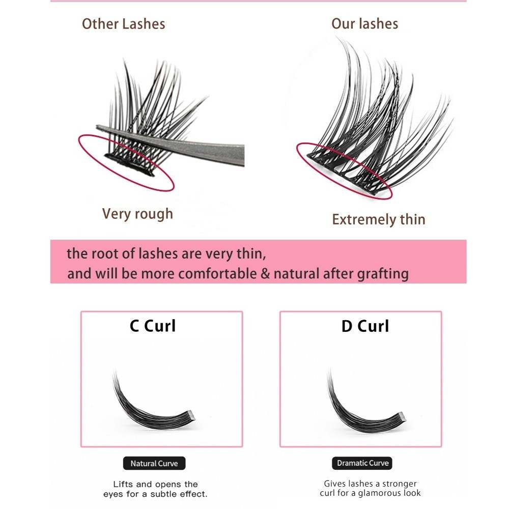 طقم تمديد الرموش بمظهر طبيعي ل - مراجعة Eyelash Extension وسعره