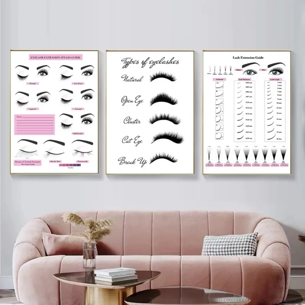 قماش اللوحة HD طباعة الجدار مل - مراجعة Eyelash Extension وسعره
