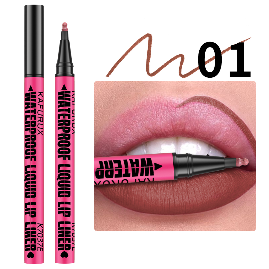 1 قطعة ماتي السائل 12-لون قلم  - مراجعة Lip Liner Pencil وسعره