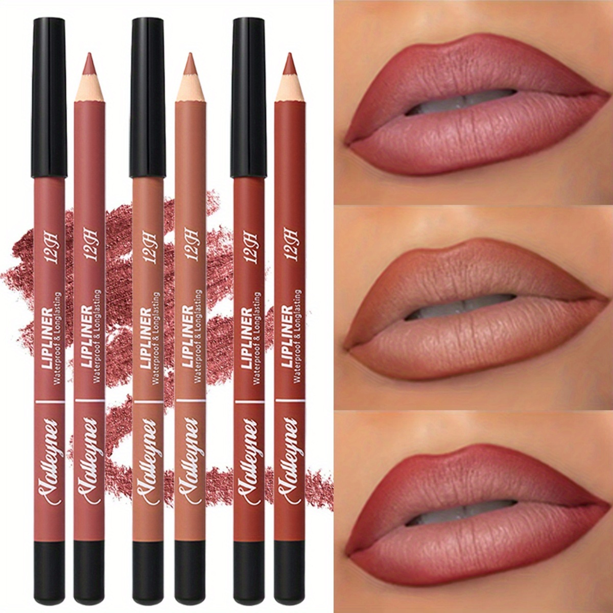 3 ألوان ماتي قلم تحديد الشفاه  - مراجعة Lip Liner Pencil وسعره