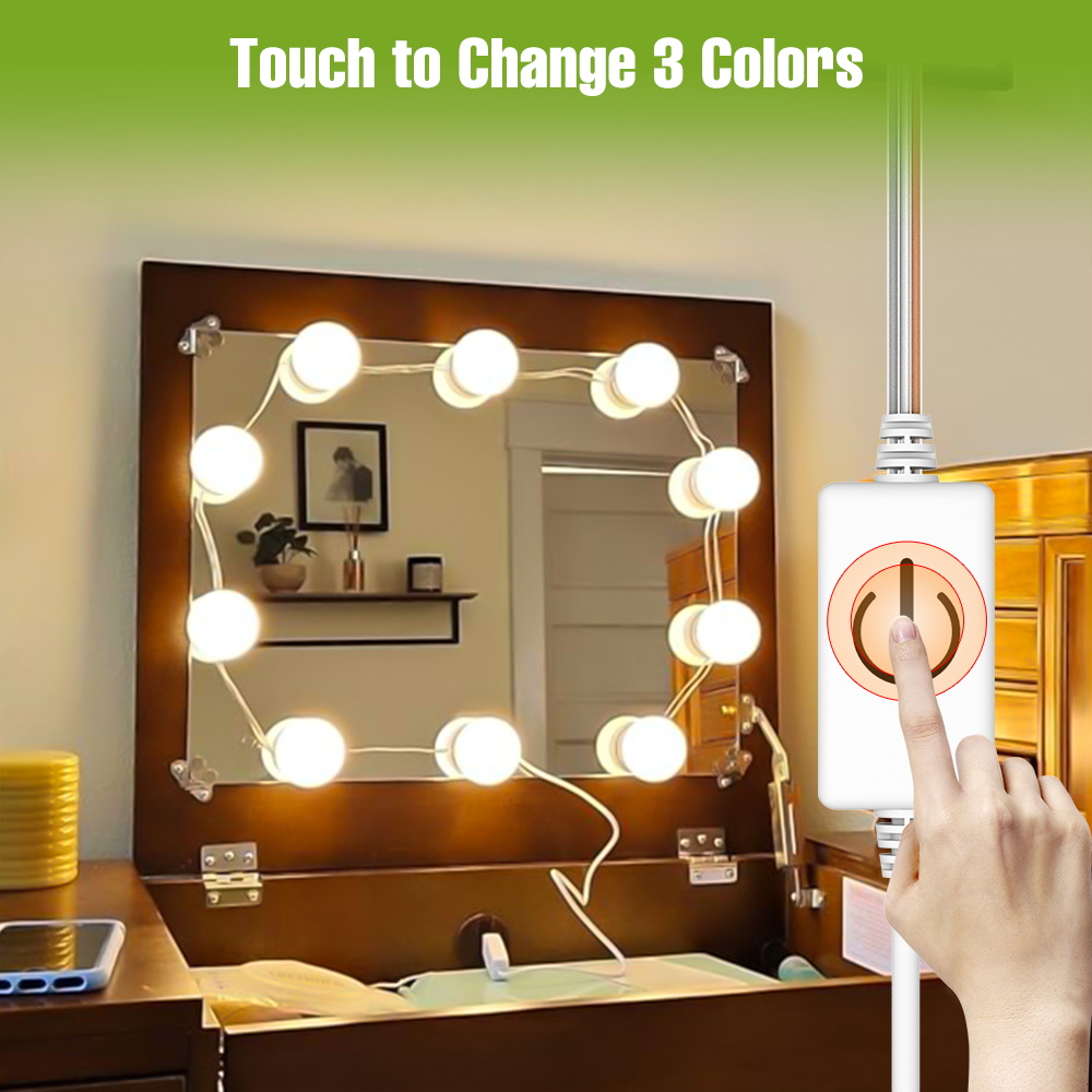 إضاءة مرآة المكياج LED بقوة 5  - مراجعة Beauty Makeup Table وسعره