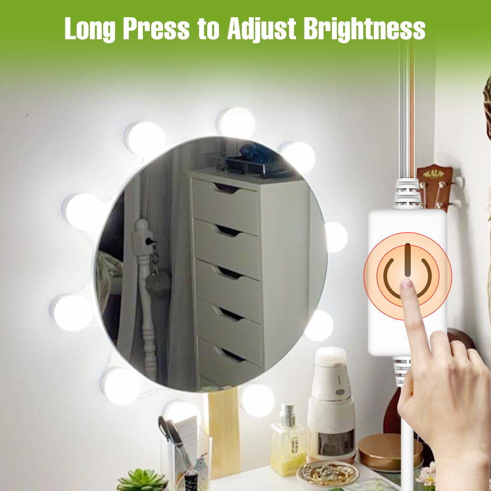 إضاءة مرآة المكياج LED بقوة 5  - مراجعة Beauty Makeup Table وسعره