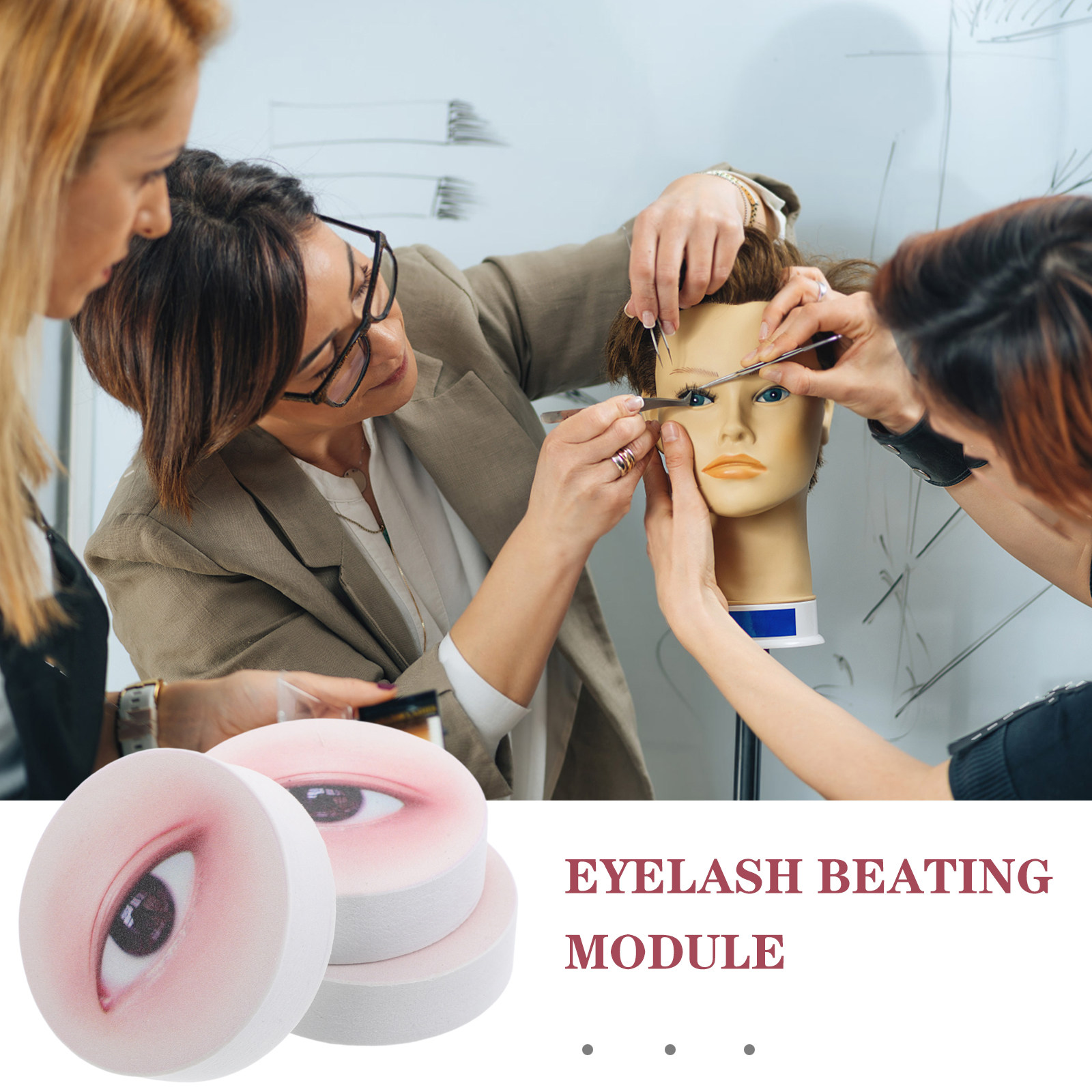 3 قطع من لوحات تدريب تمديد الر - مراجعة Eyelash Extension وسعره