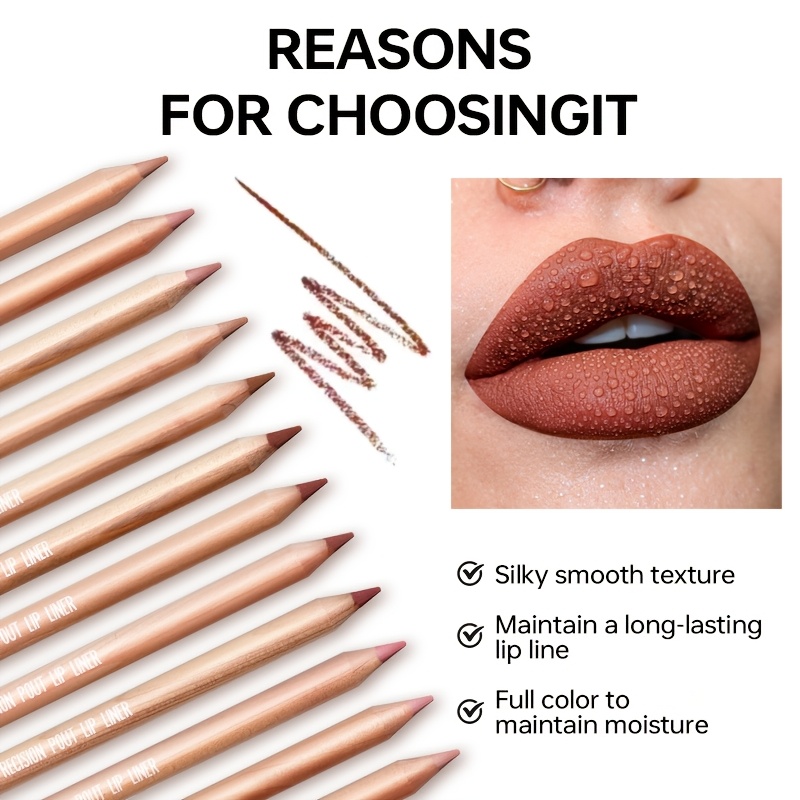 قلم تحديد شفاه غير لامع، عاري، - مراجعة Lip Liner Pencil وسعره