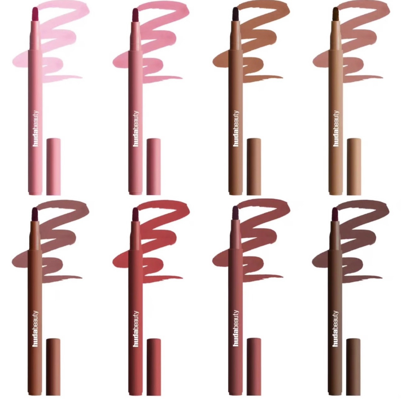 8 ألوان الشفاه بطانة مجموعة أق - مراجعة Huda Beauty Makeup Set وسعره