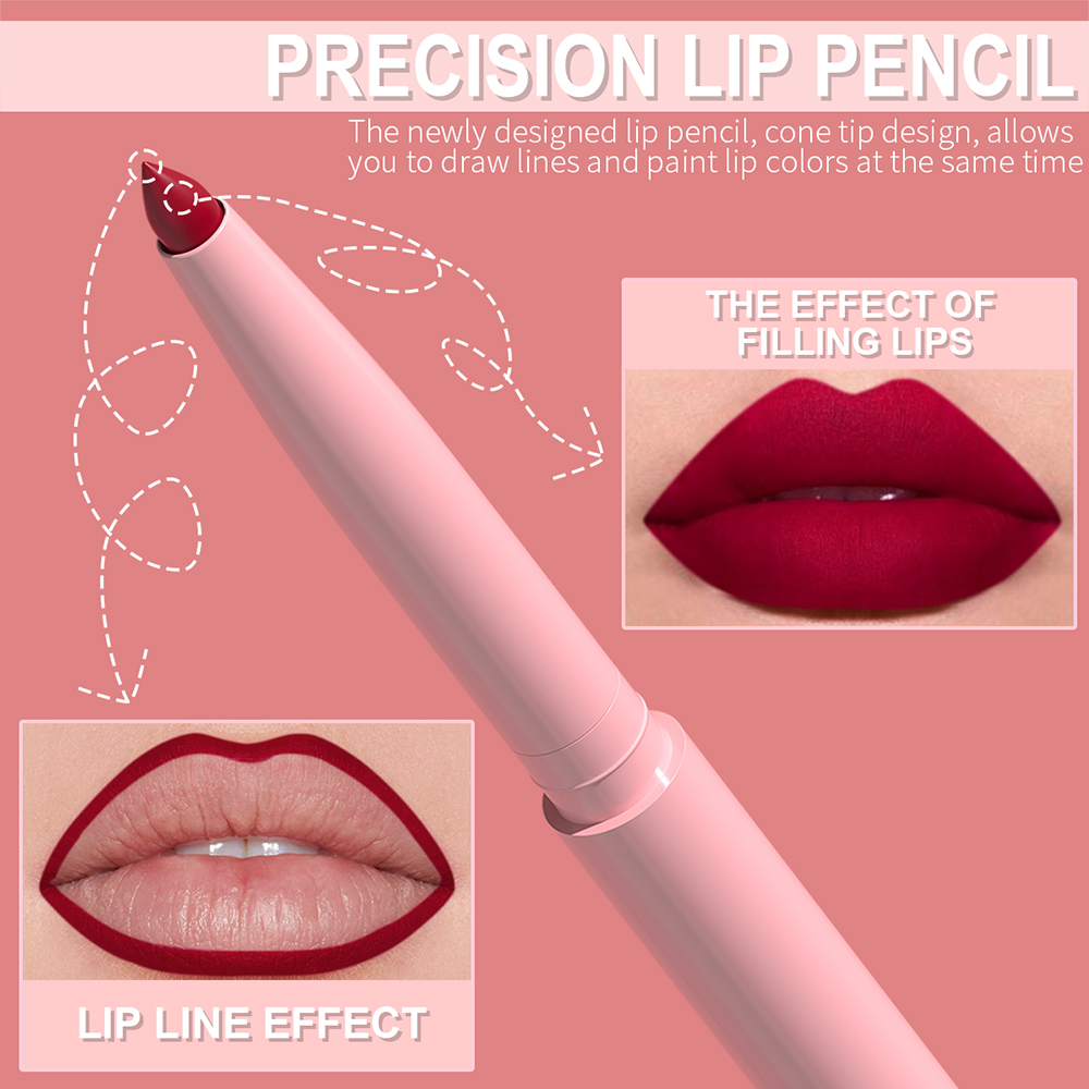 مجموعة أقلام تحديد الشفاه مكون - مراجعة Lip Liner Pencil وسعره