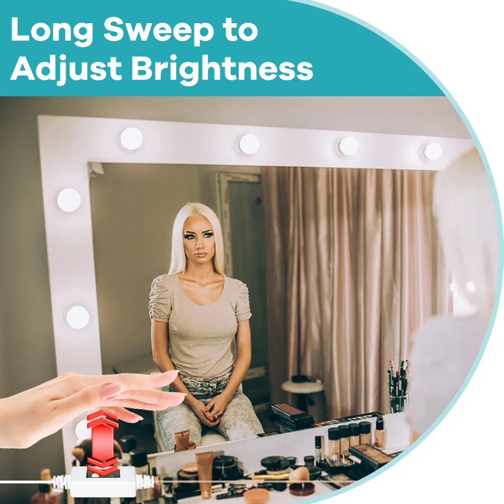 مصابيح LED للتجميل للسيدات، إض - مراجعة Beauty Makeup Table وسعره
