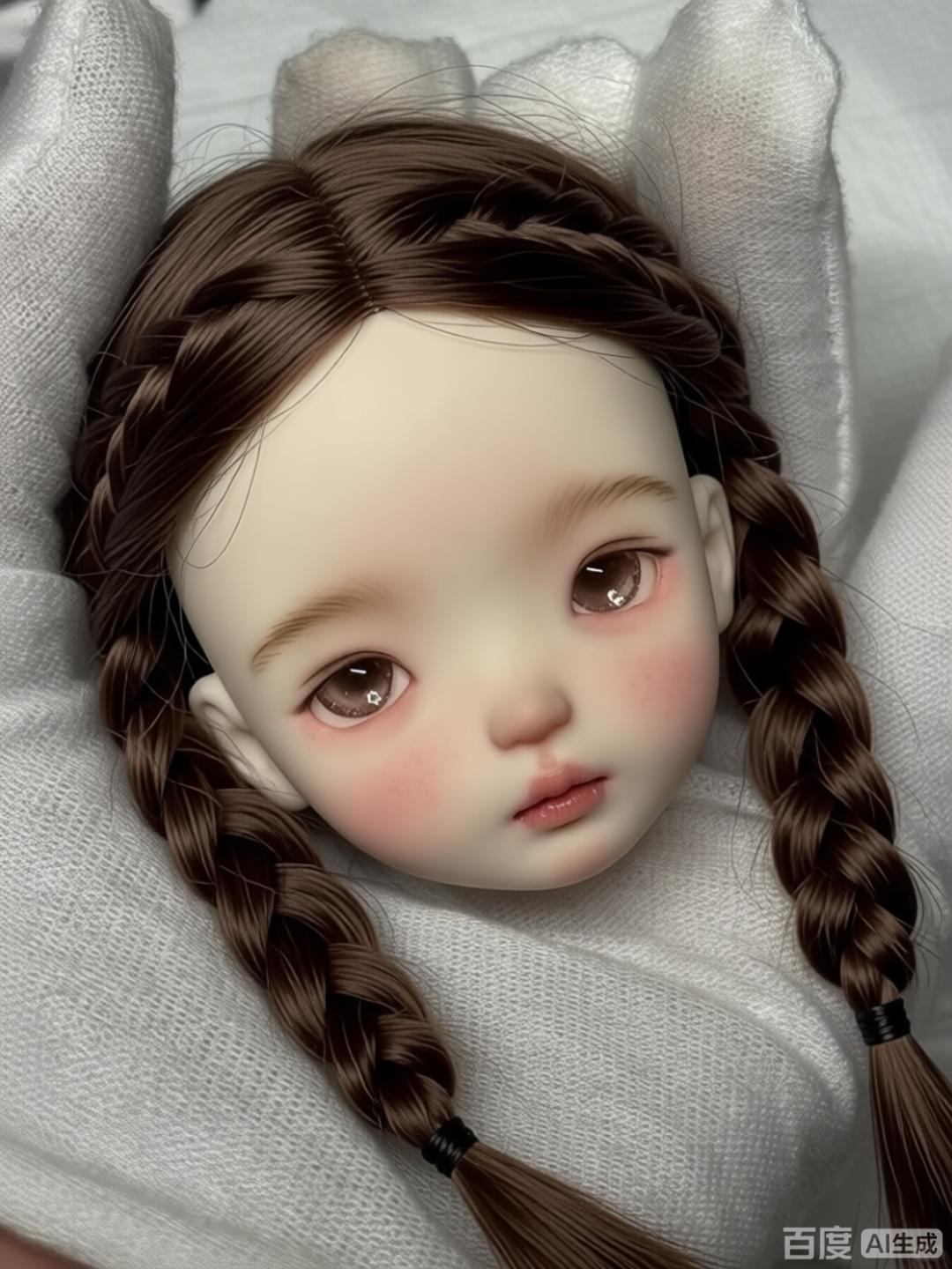 رأس دمية BJD بمقياس 1/6 - رأس  - مراجعة Beauty Makeup For Girl وسعره